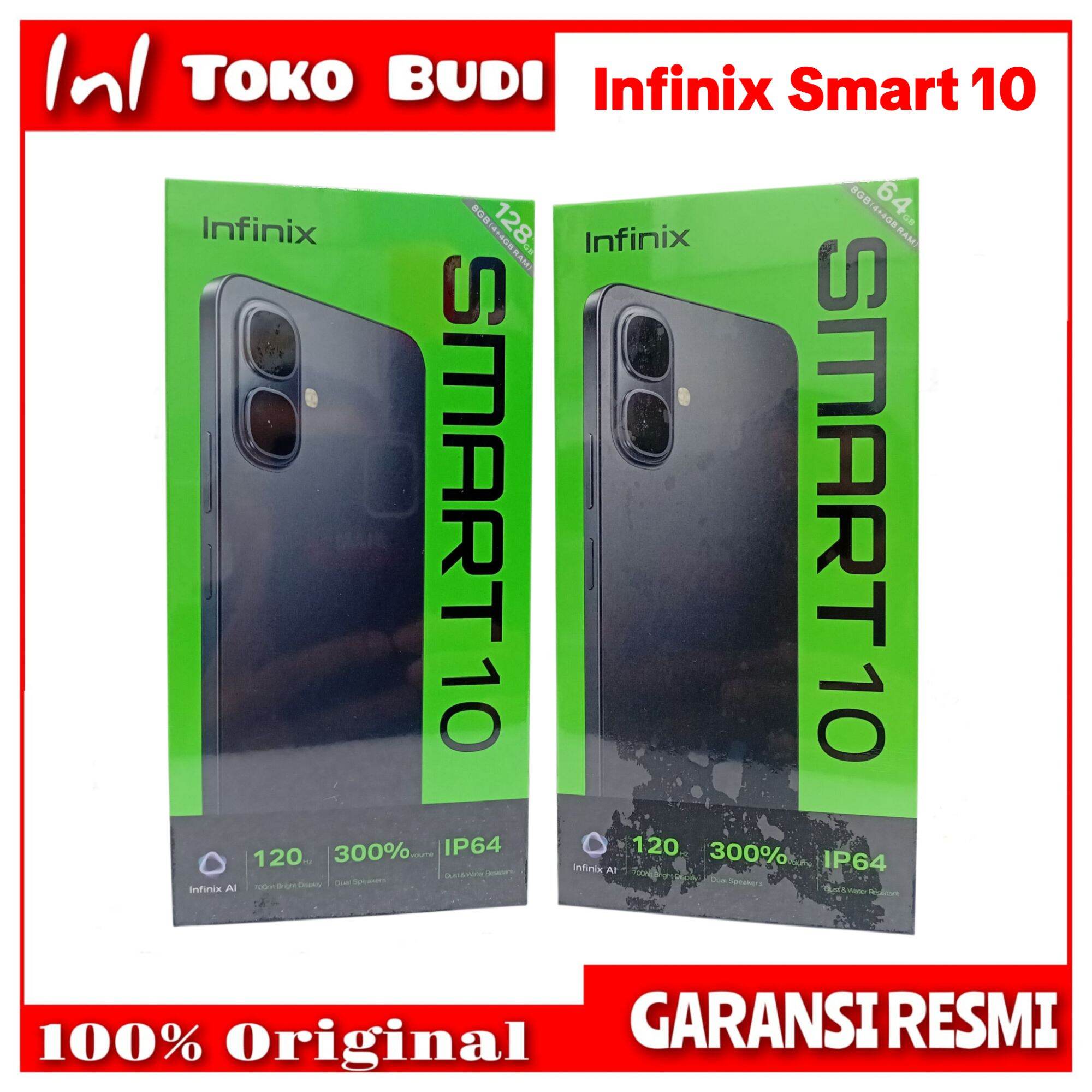 Infinix Smart 10 4/64 4/128 official warranty Giá 1,275,000 Đồng*Miễn phí vận chuyển