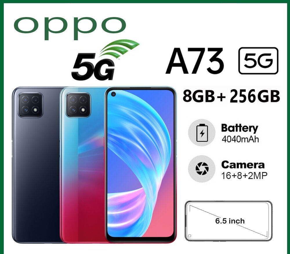 HP OPPO A73 Ram 8 (256 GB) 5G | Lazada Indonesia