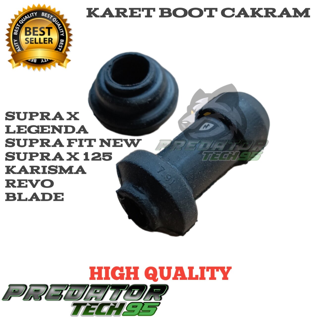 Karet boot kaliper karet usus cakram Honda Supra x 100 Supra Fit new ...