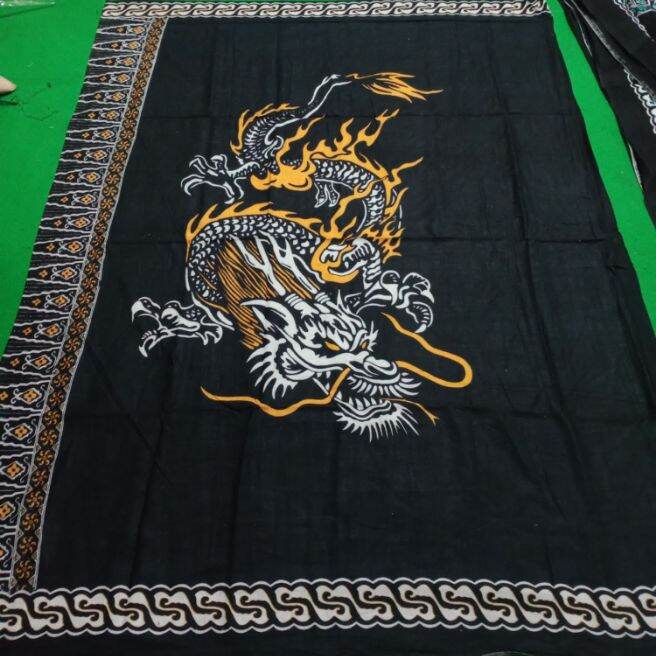 Realpict Sarung Batik Naga Halus Jahitan Rapih Lazada Indonesia