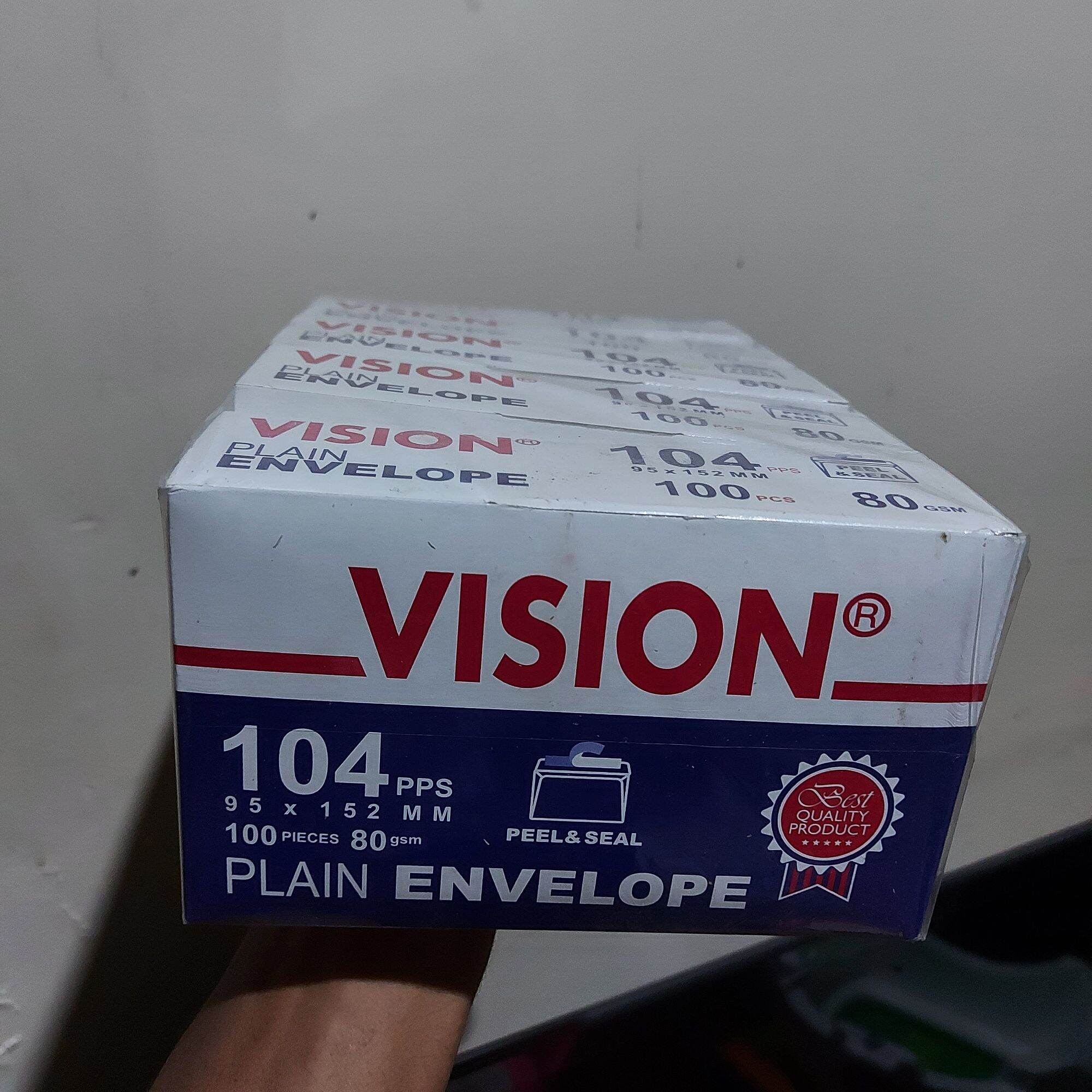 1 Slop Amplop Merpati Tanggung | Amplop Vision Tanggung (isi 5 box)