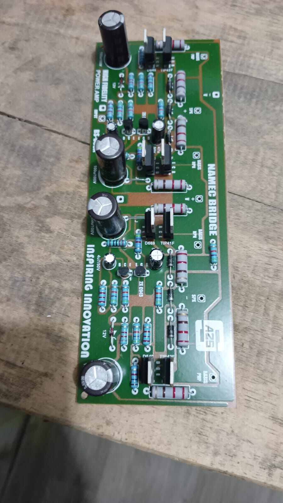 PCB Driver Power Amplifier Namec BTL plus komponen tanpa final | Lazada