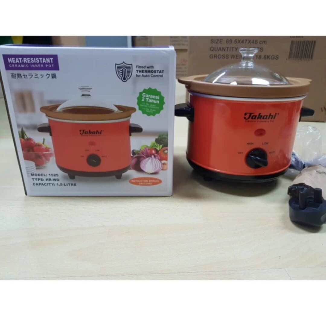 TAKAHI SLOW COOKER 1525 CROCKERY POT Lazada Indonesia