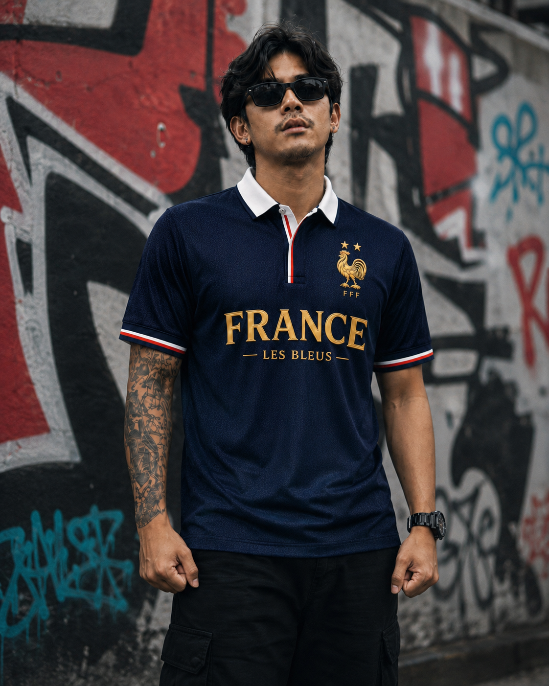 Casual Jersey France Francis World Cup Series Retro Fantasy Football Jersey 2026 World Cup Jersey Full Sublimation Printing |   Vintage Jersey |   Rugby Jersey |   Francis France Jersey