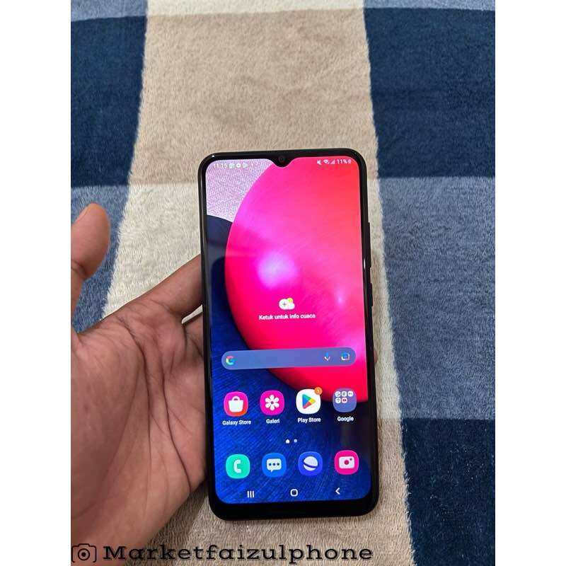 SAMSUNG GALAXY A02s 4/64 4G LTE HANDPHONE ANDROID SECOND MURAH Giá 800,000 Đồng*Miễn phí vận chuyển