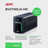 UPS APC EASY BVX700LUI-MS 700VA 360W USB Charging BVX700VA