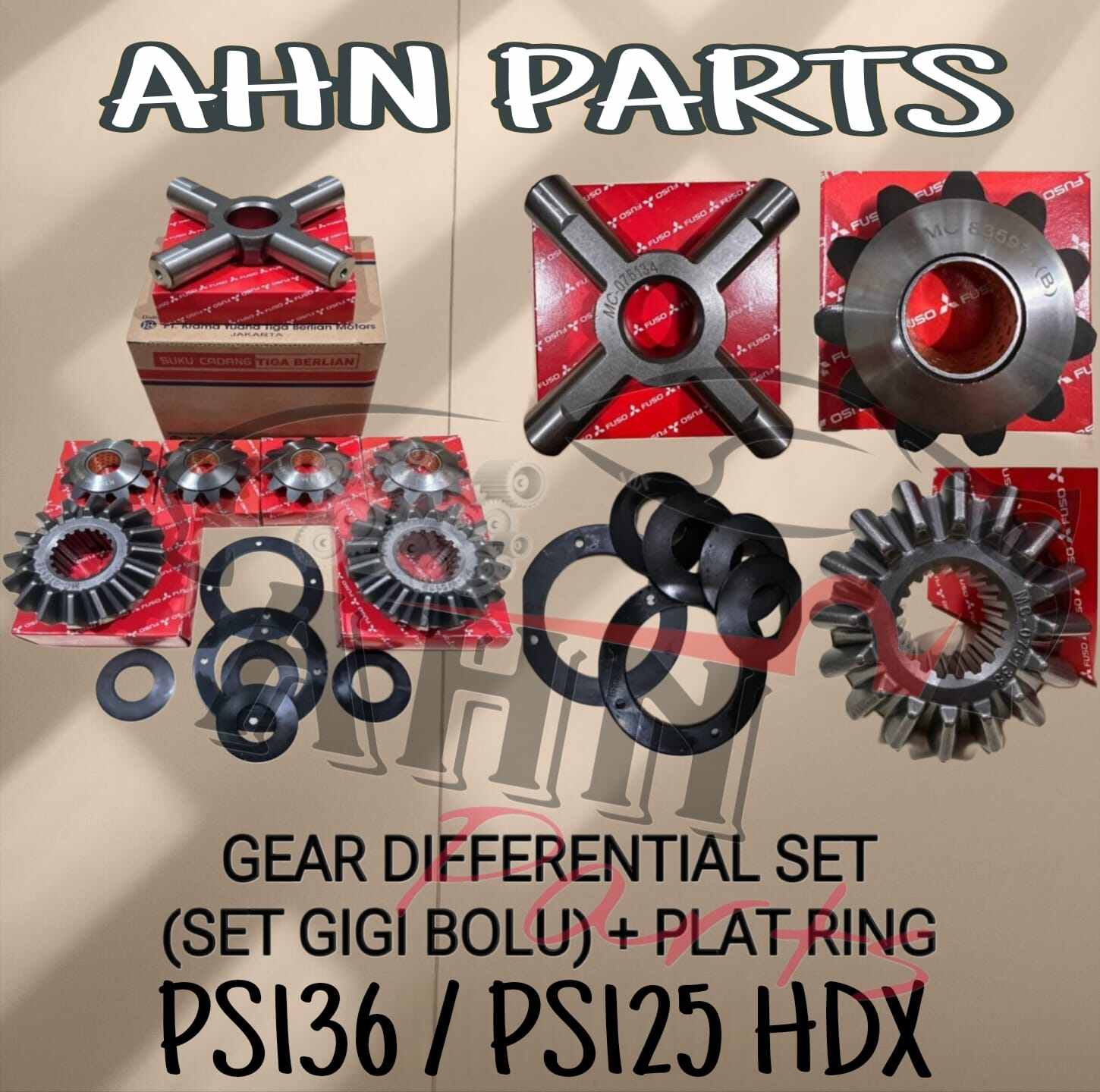 GIGI BOLU GEAR SET GARDAN FOUR PINION PS136 PS125 CANTER HDX MK61367 1SET Harga 787,550 rupiah*Gratis Ongkir
