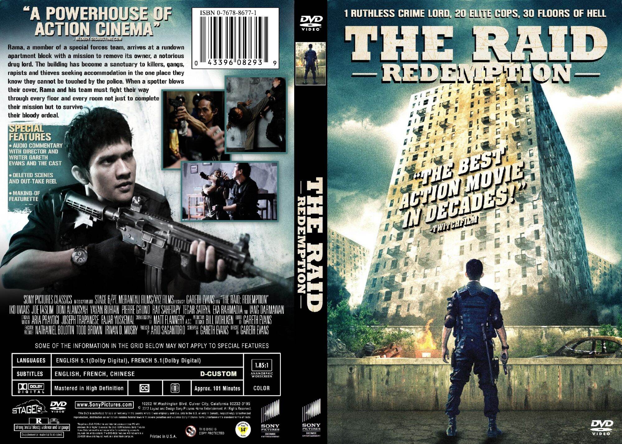 KASET DVD FILM THE RAID-DVD THE RAID 2-DVD THE RAID-DVD THE RAID