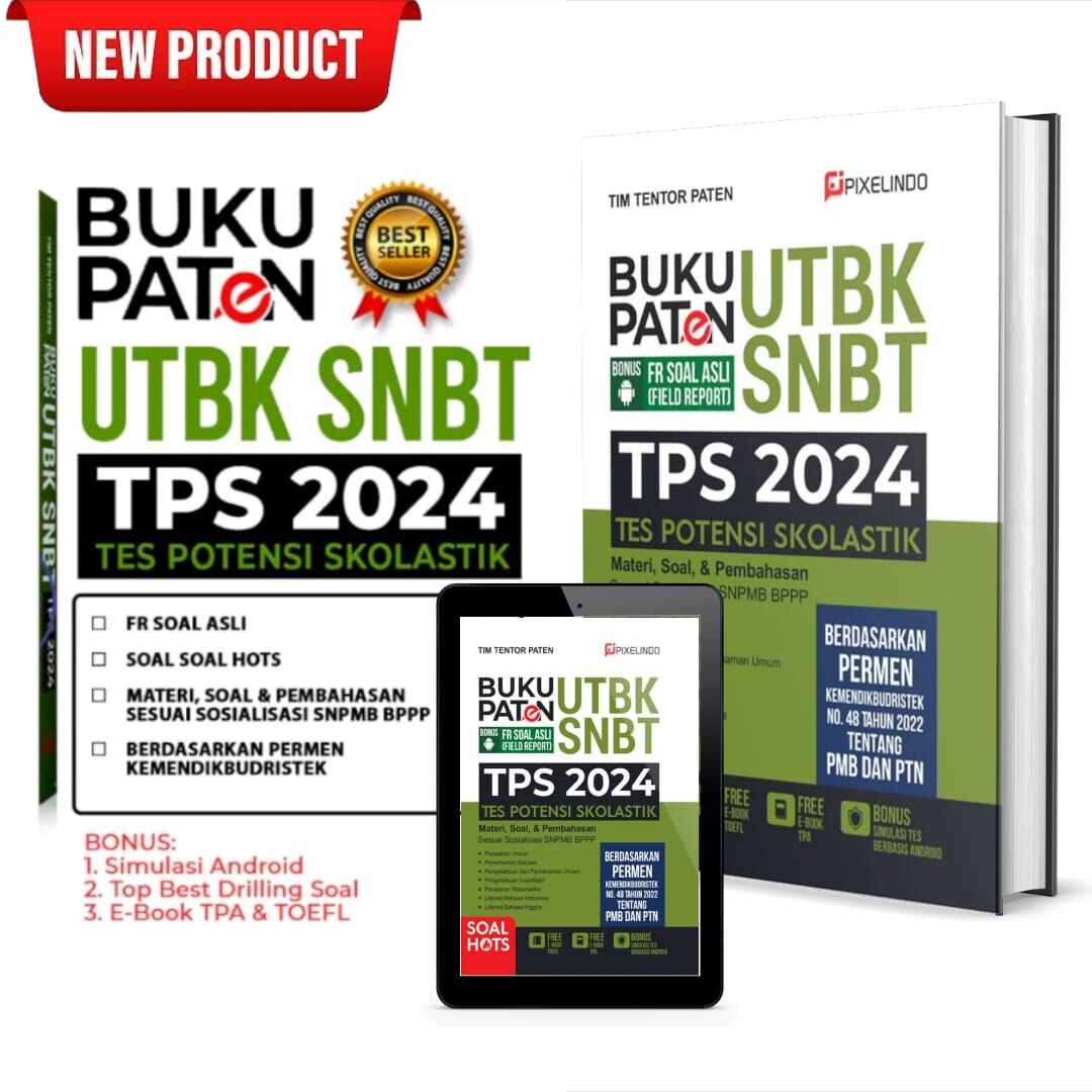 BUKU PATEN UTBK SNBT TPS 2024 BUKU MABOK TPS SNBT 2024 KUMPULAN 600 ...