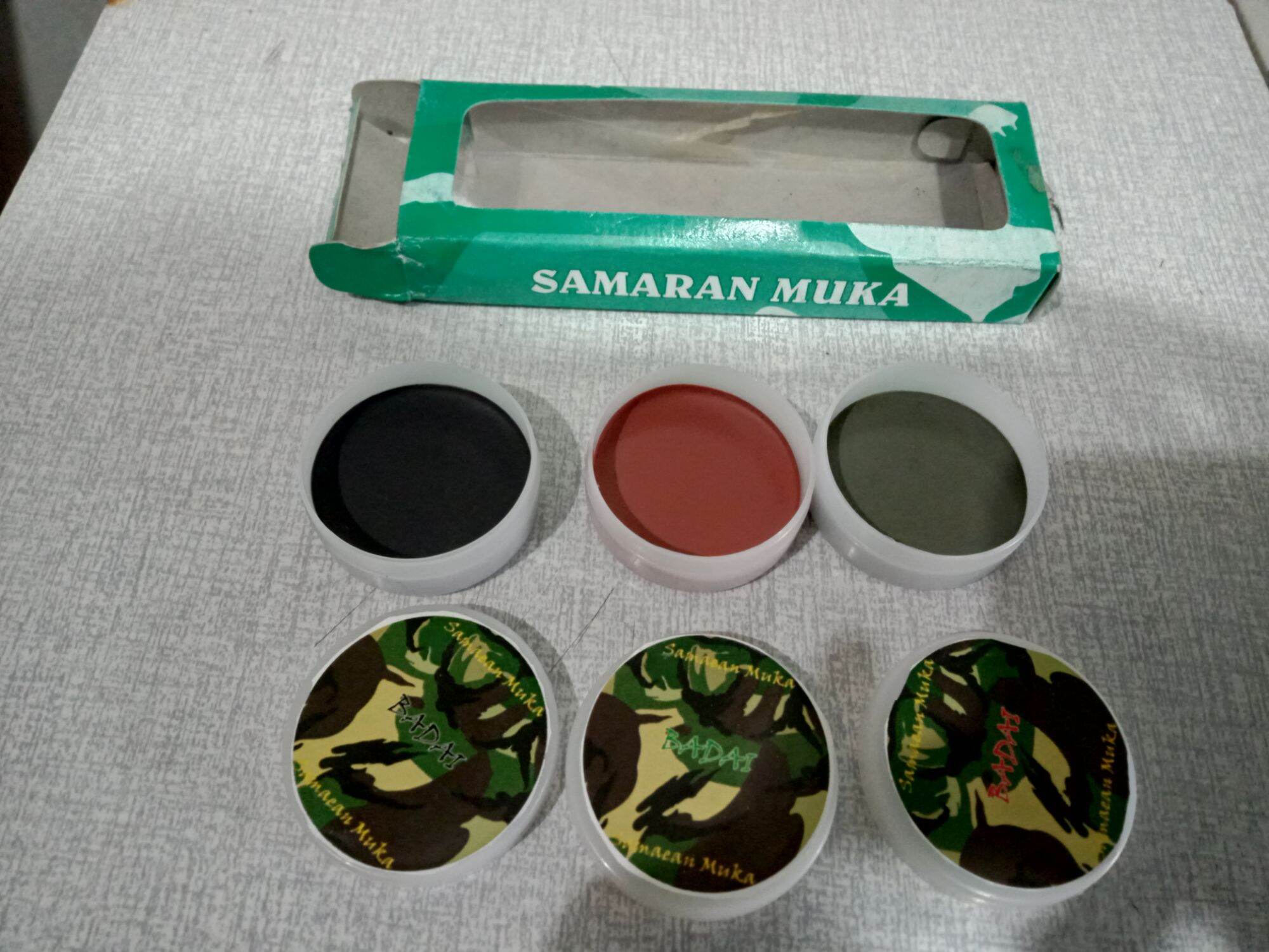 samaran muka kece badai 3 warna | Lazada Indonesia
