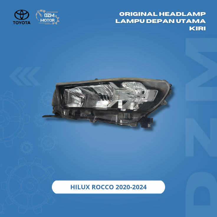 Original Headlamp Lampu Depan Utama Kiri Hilux Rocco 2020 2021 2022 2023 2024 Harga 950,000 rupiah*Gratis Ongkir