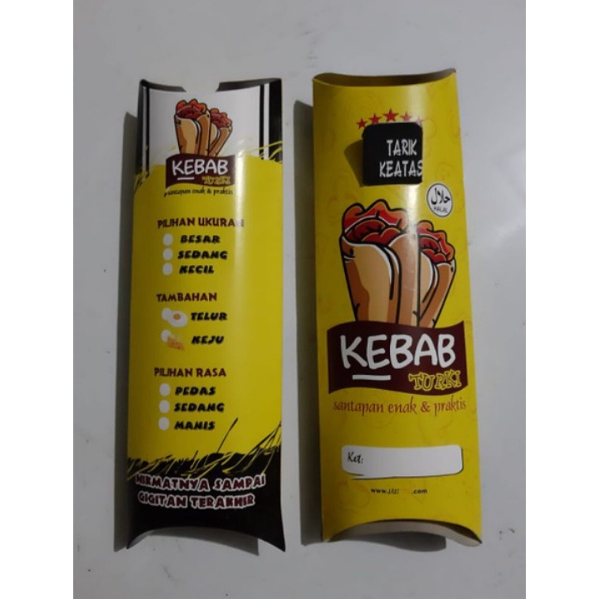 100 Lembar Kertas Kebab Tarikan Ukuran 24 × 9 2 Bahan Ivory Foil High