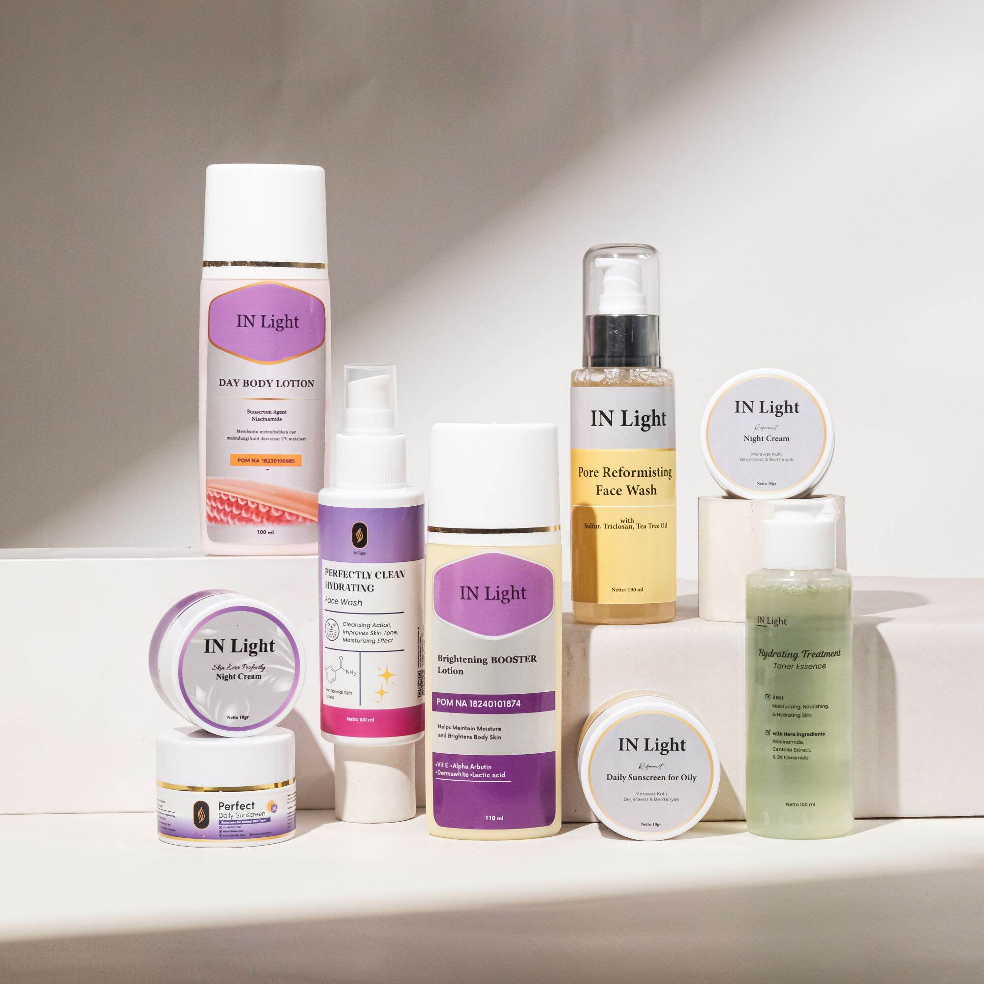 IN Light Beauty Body Lotion Booster Inlight Beauty Skincare Inlight Beauty Paket Booster IN Light