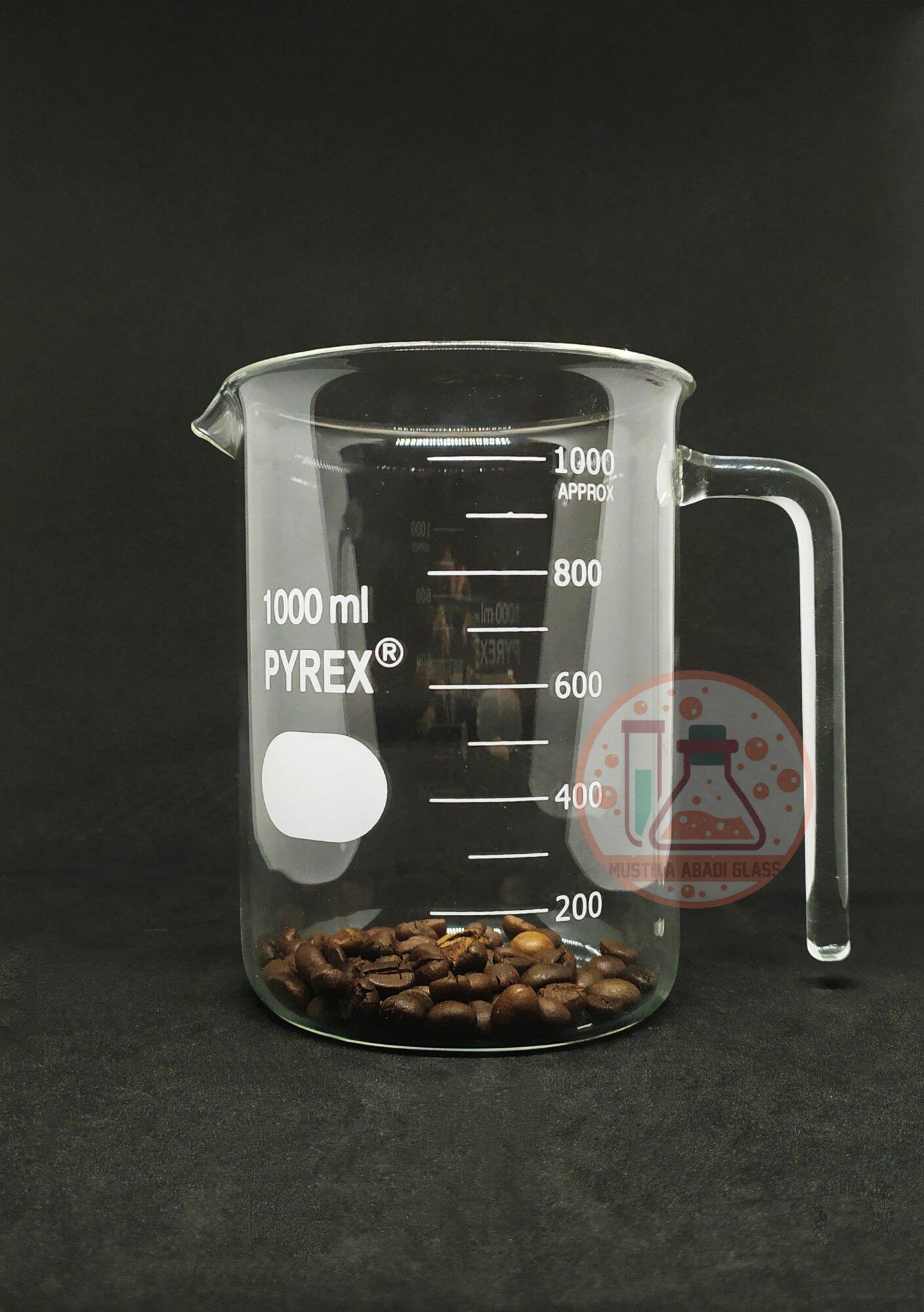 Beaker Glass Gelas Kimia Gagang 1000ml 1000 Ml Pyrex Lazada Indonesia 7951