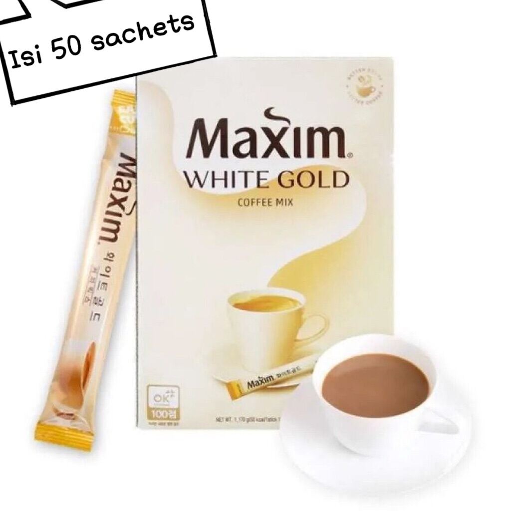 PAKET MAXIM COFFEE - Kopi Korea Maxim isi 50 sachet | Lazada Indonesia