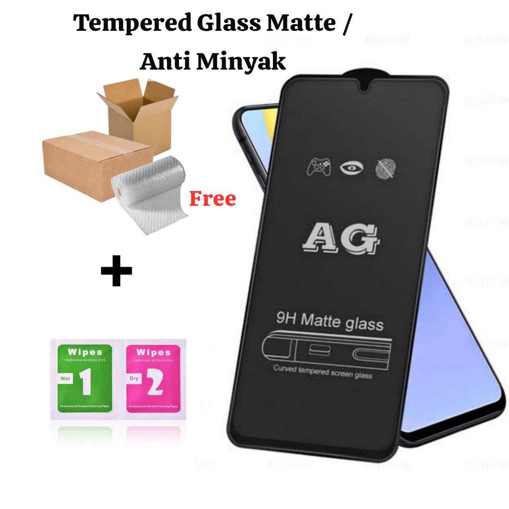TEMPERED GLASS MATTE POCOPHONE C71 C40 C65 X3 X3 PRO X3 NFC M5 M3 F3 Harga 9,000 rupiah*Gratis Ongkir