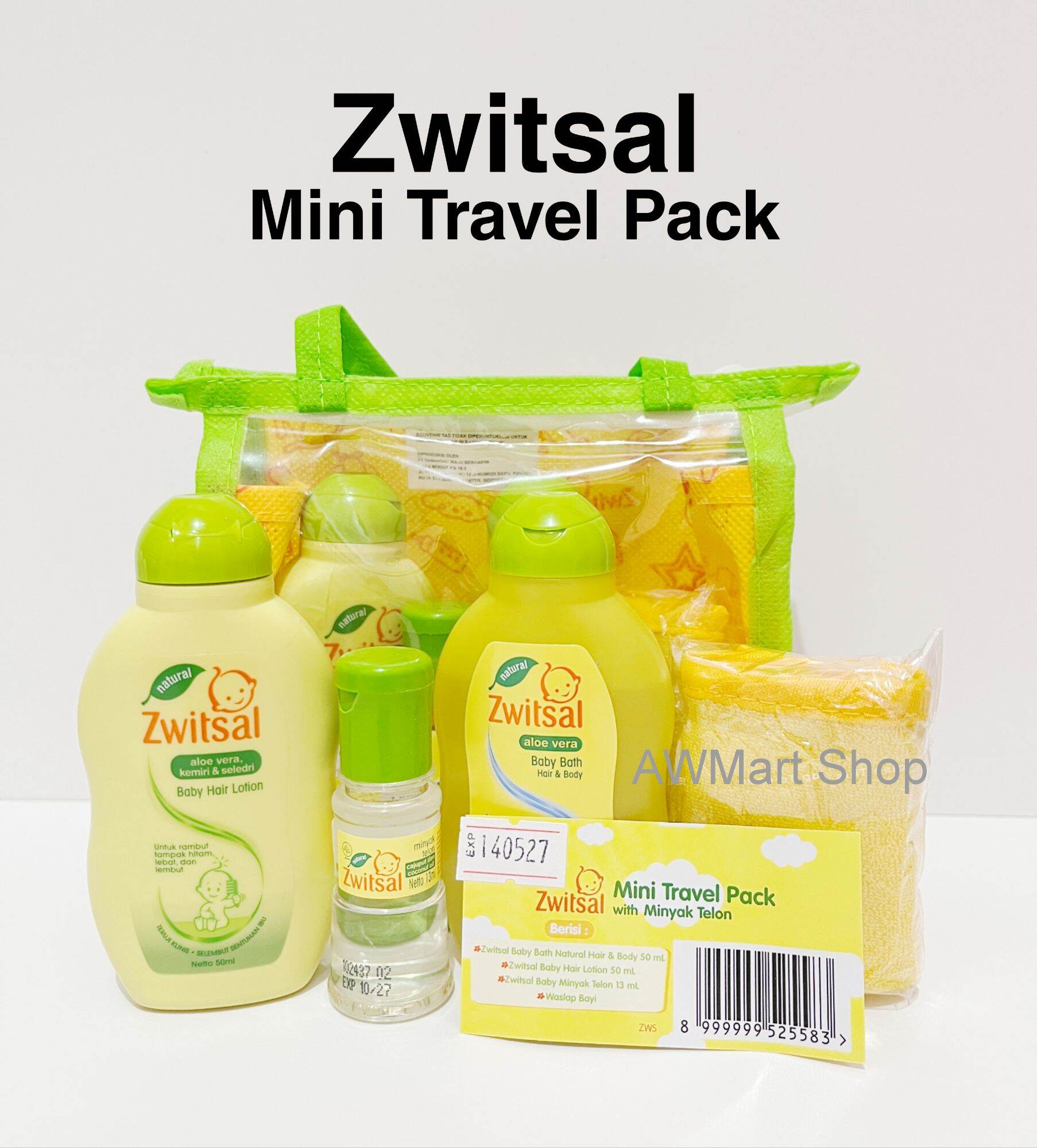 Zwitsal Baby Mini Travel Pack Paket Perawatan Bayi Lazada