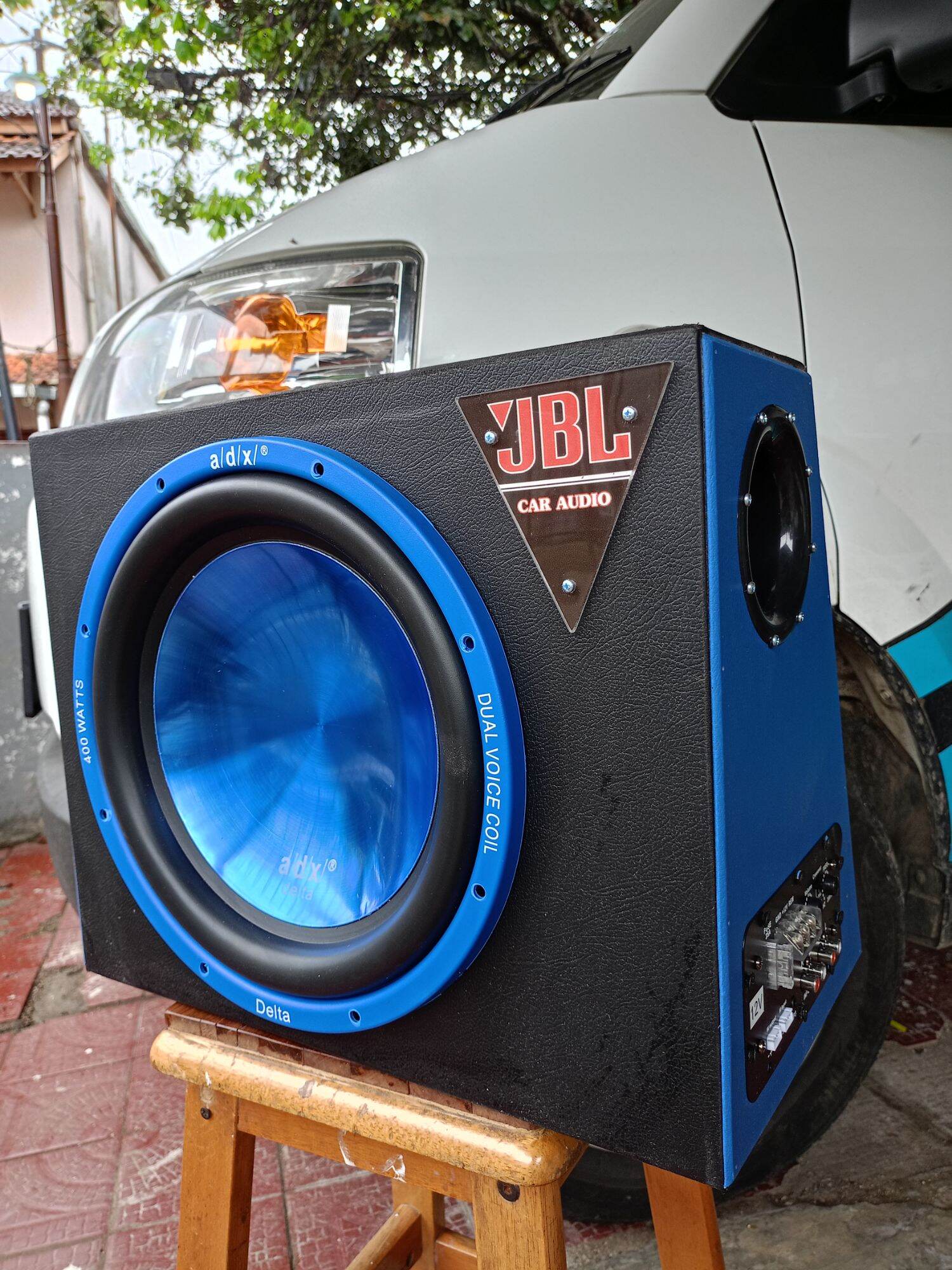 AUDIO MOBIL BASTUBE /SUBWOOFER AKTIF ADX 12 INC MESIN DC 12 VOLT 4500