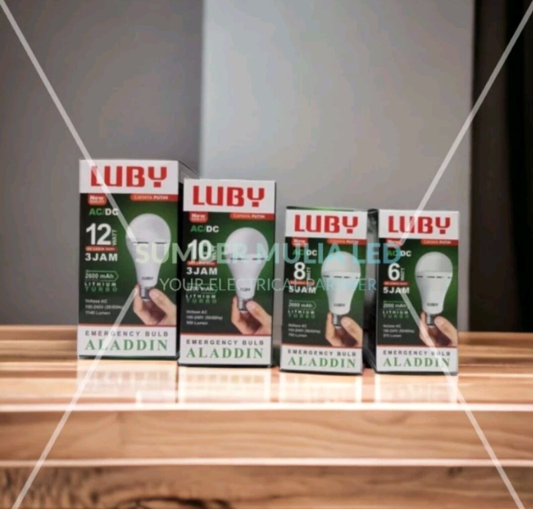 New Luby Aladdin Lampu LED Emergency