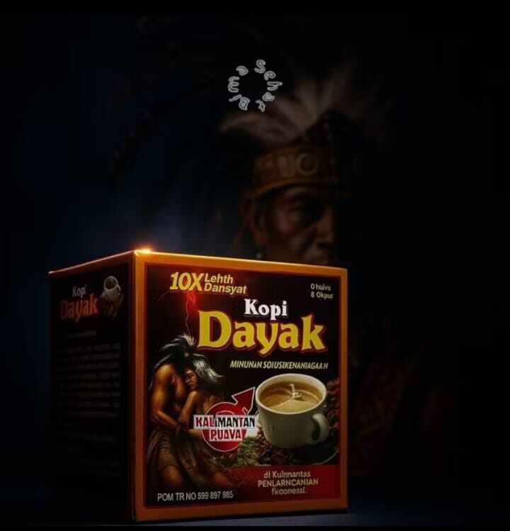 3 in 1 Dayak Original 100% Coffee, 10 Pcs