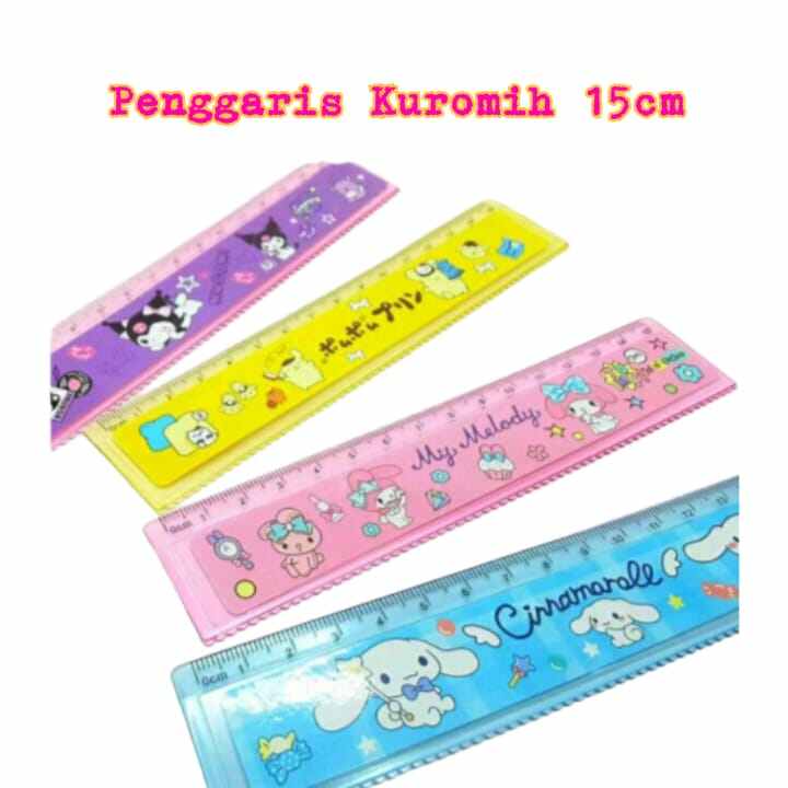 5pcs Penggaris Kuromih dll 15cm