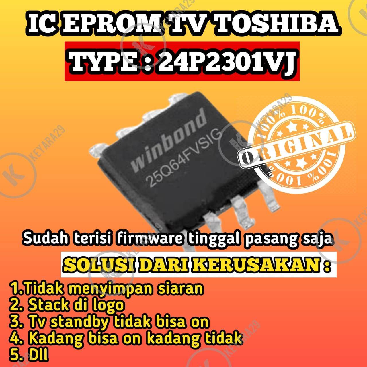 新品】EP-ROM TOSHIBA TMM27256BD-2Q IC EEPROM/SPI FLASH WINBOND