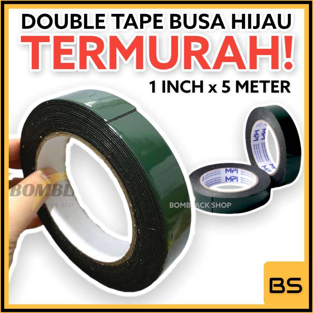 DOUBLE TAPE HIJAU  Super Bangun Jaya