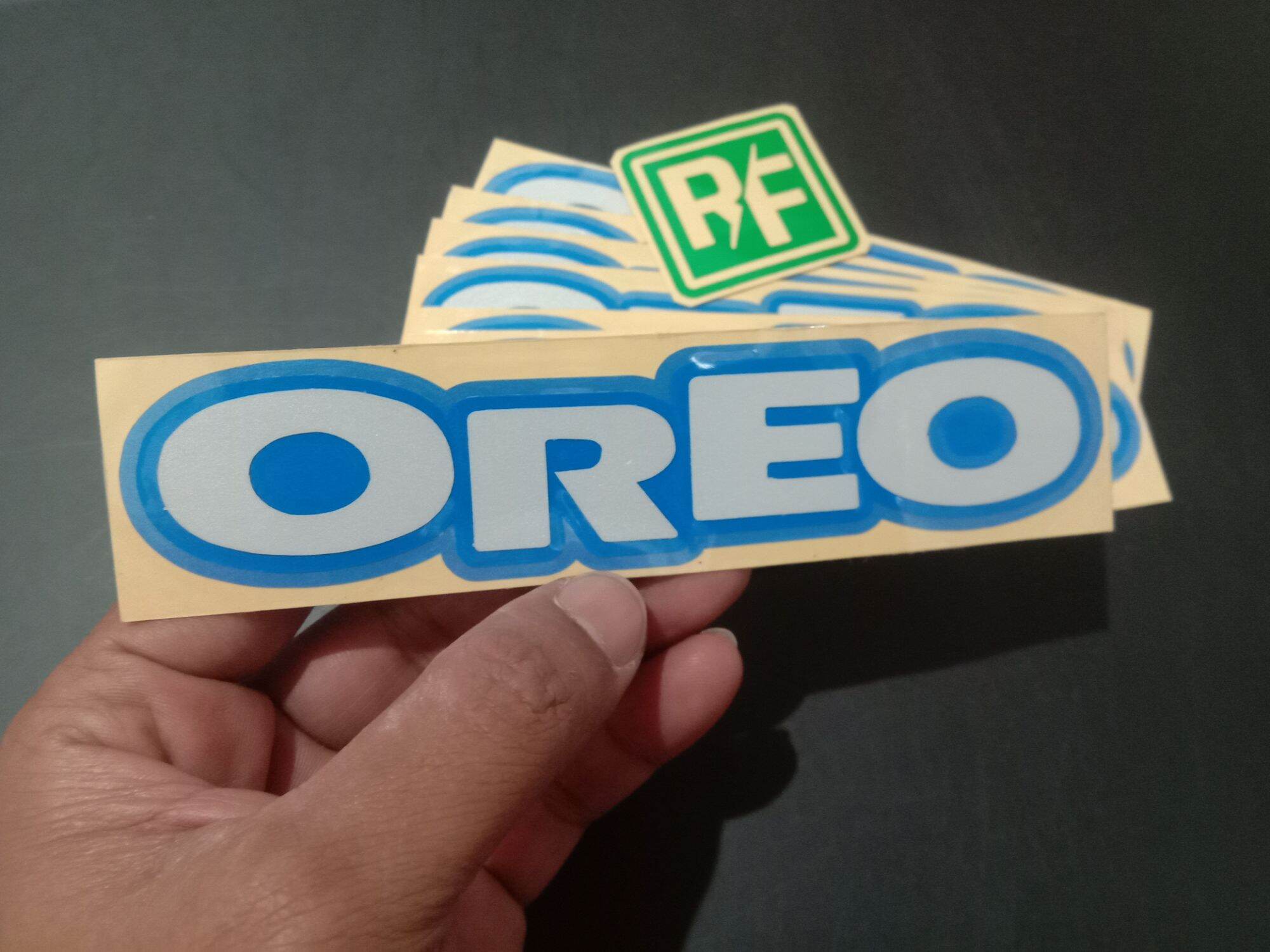 Stiker oreo cutting sticker oreo variasi acesoris motor mobil helm