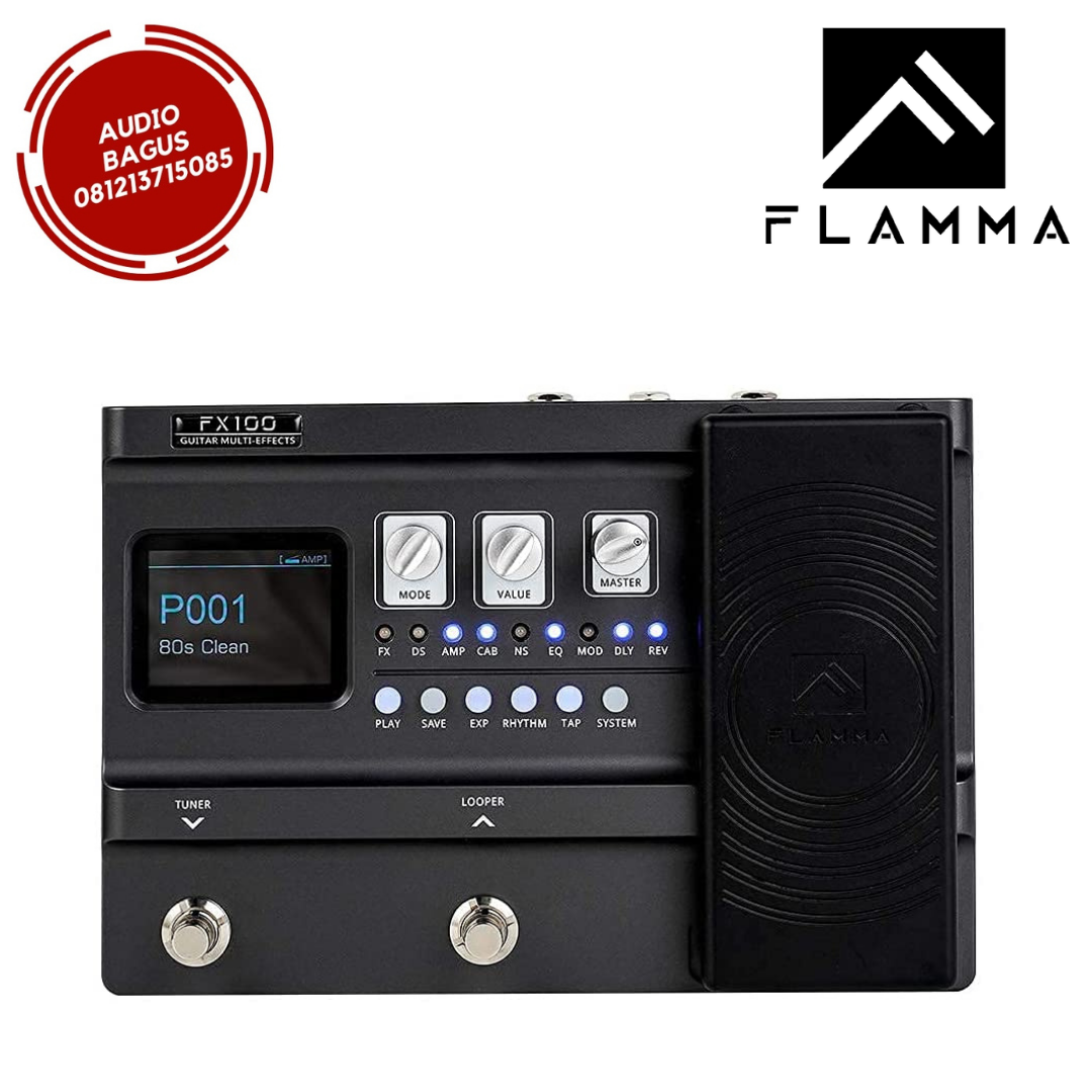 FLAMMA FX100 / FX 100 Portable Multi Effect / Pedal Efek ORIGINAL