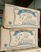 INDOFOOD Mi Kering Mie Telur Cap 3 Ayam 1Dus isi 20pcs 200gr