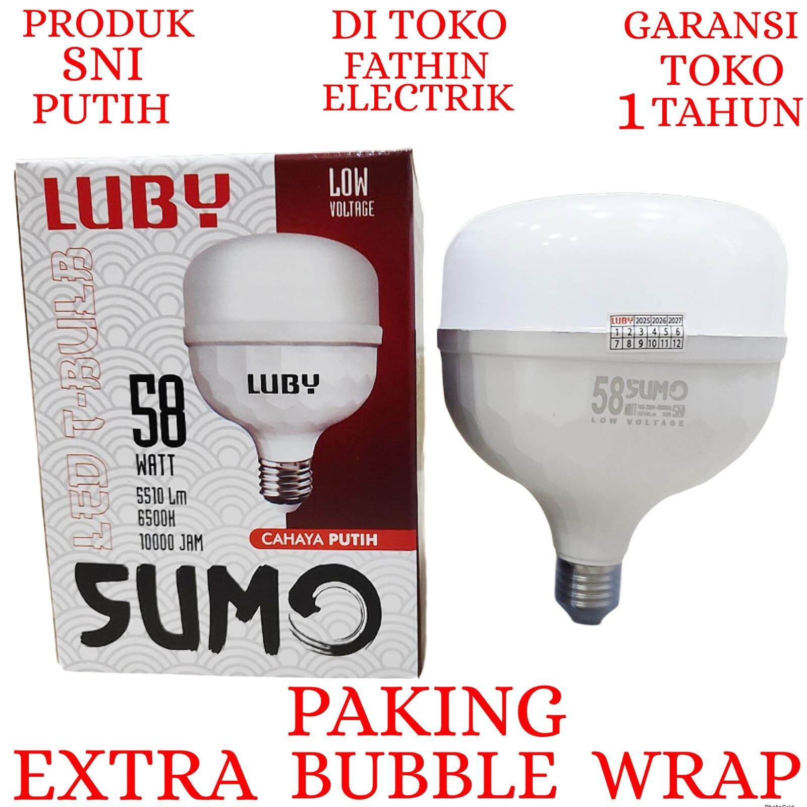 BOHLAM LED / LAMPU LED GARANSI 1 TAHUN LUBY SUMO