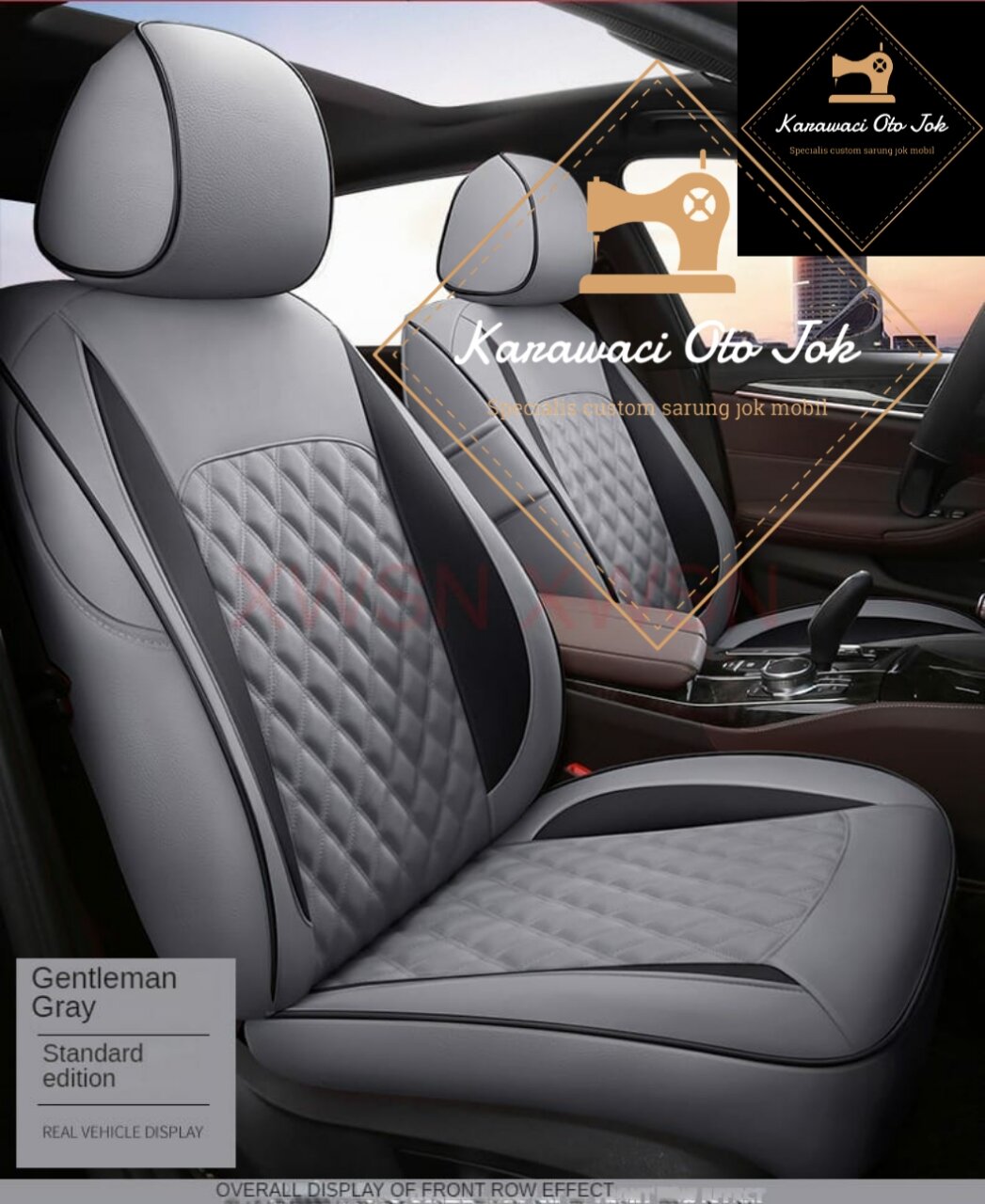 sarung jok mobil fortuner 2007- 2024 full seat depan tengah