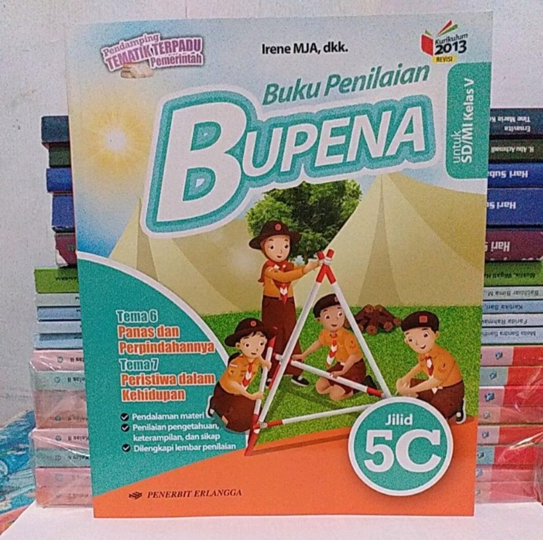 Buku Penilaian Bupena Jilid 5C SD/MI Kelas 5 Erlangga | Lazada Indonesia
