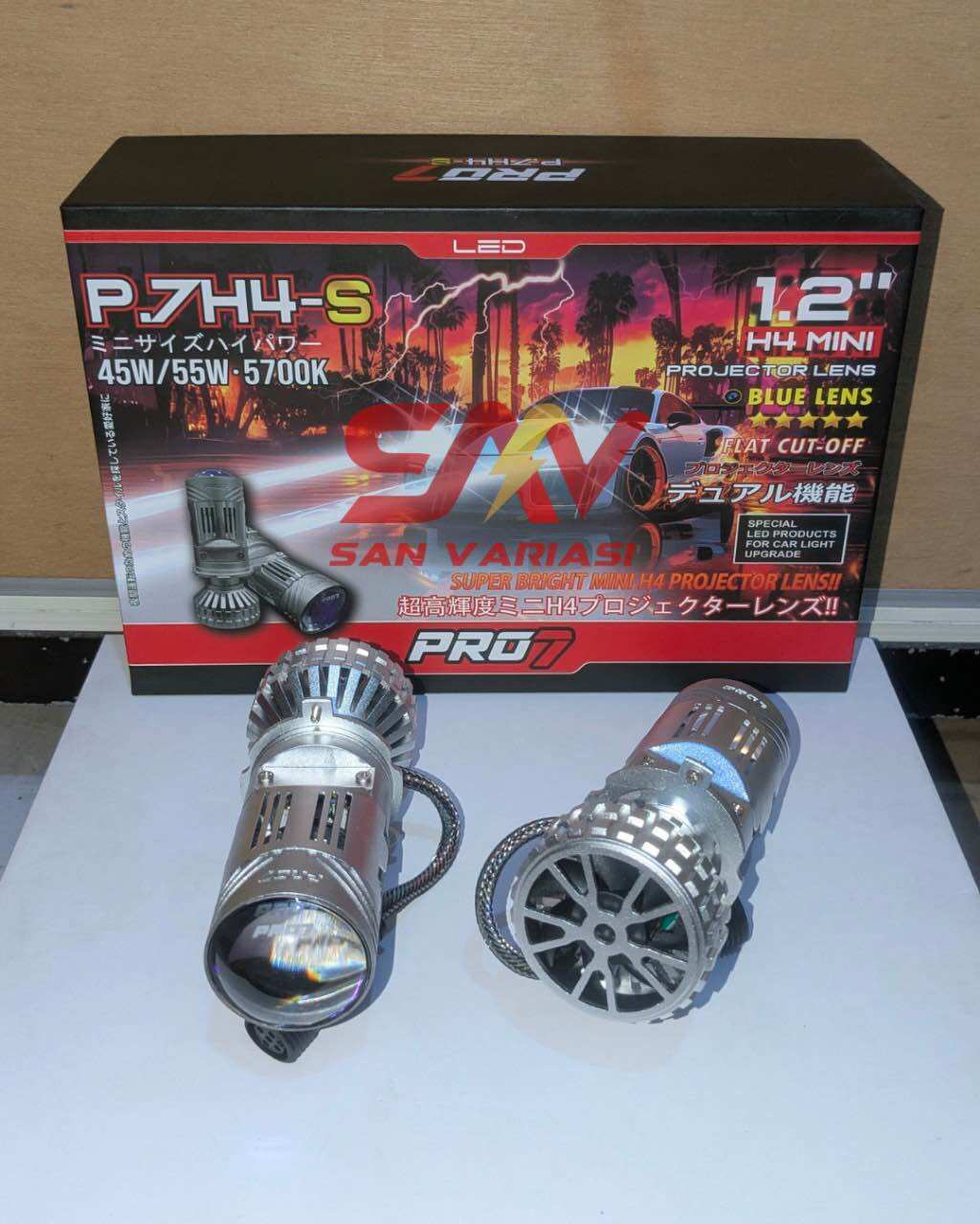 Pro7 Led P7H4S H4 Led Bulb Harga 1,250,000 rupiah*Gratis Ongkir