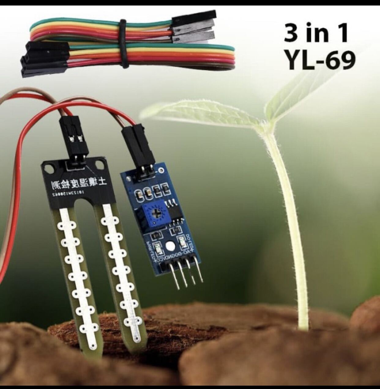 Modul sensor kelembaban tanah Arduino | Lazada Indonesia