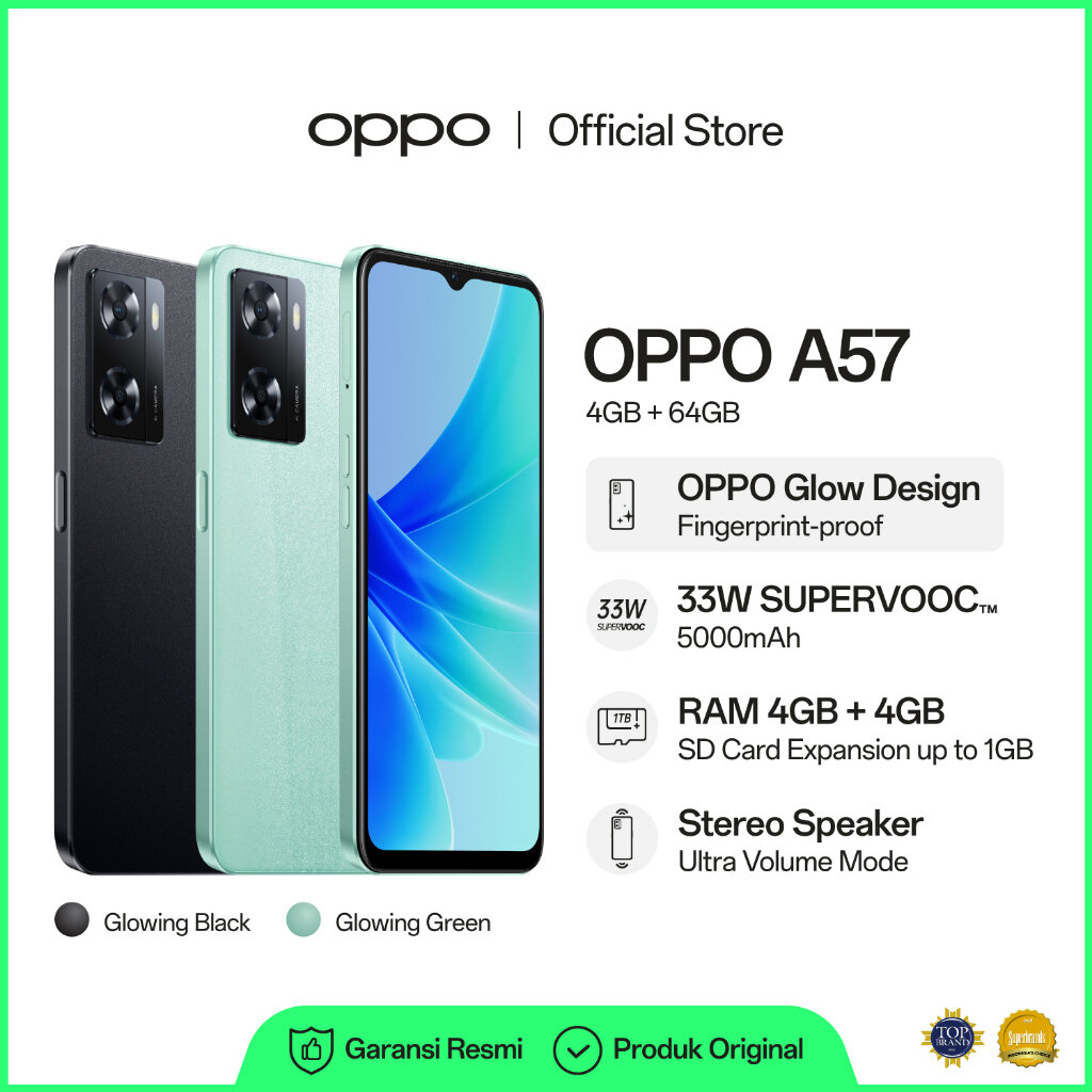 oppo a57 baru ram 4