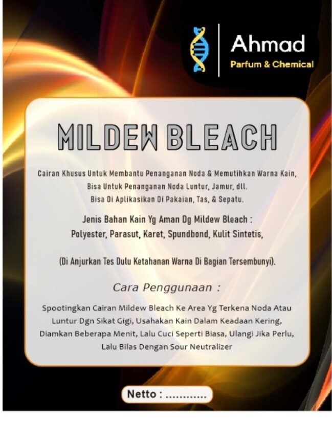 mildew bleach 250ml cairan untuk menghilangkan noda luntur, jamur di baju tas sepatu. 