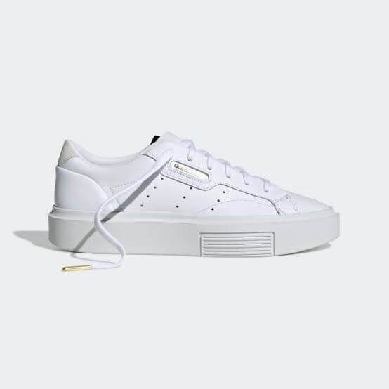 adidas original sleek trainers white