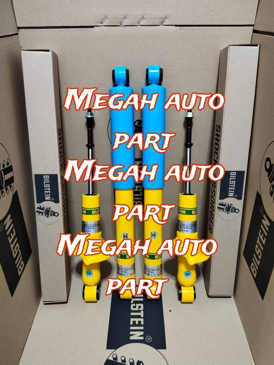 Shockbreaker Nissan Navara D40 depan belakang merek Bilstein B6 Harga 2,700,000 rupiah*Gratis Ongkir