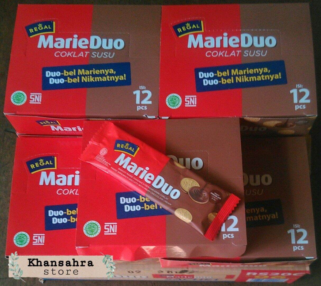 Regal Biskuit Marie Duo Coklat Biskuit Marie Duo Mini Pack Regal