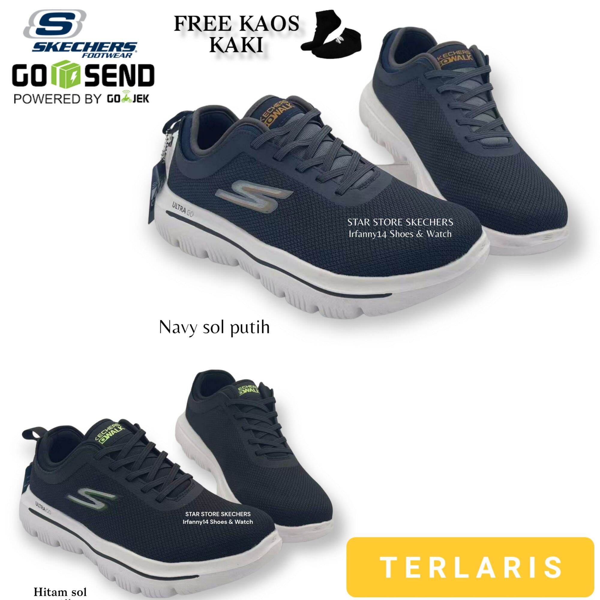 Sepatu Skecher Go Walk Ultra Go Vietnam Nyaman Buat Joging Guys