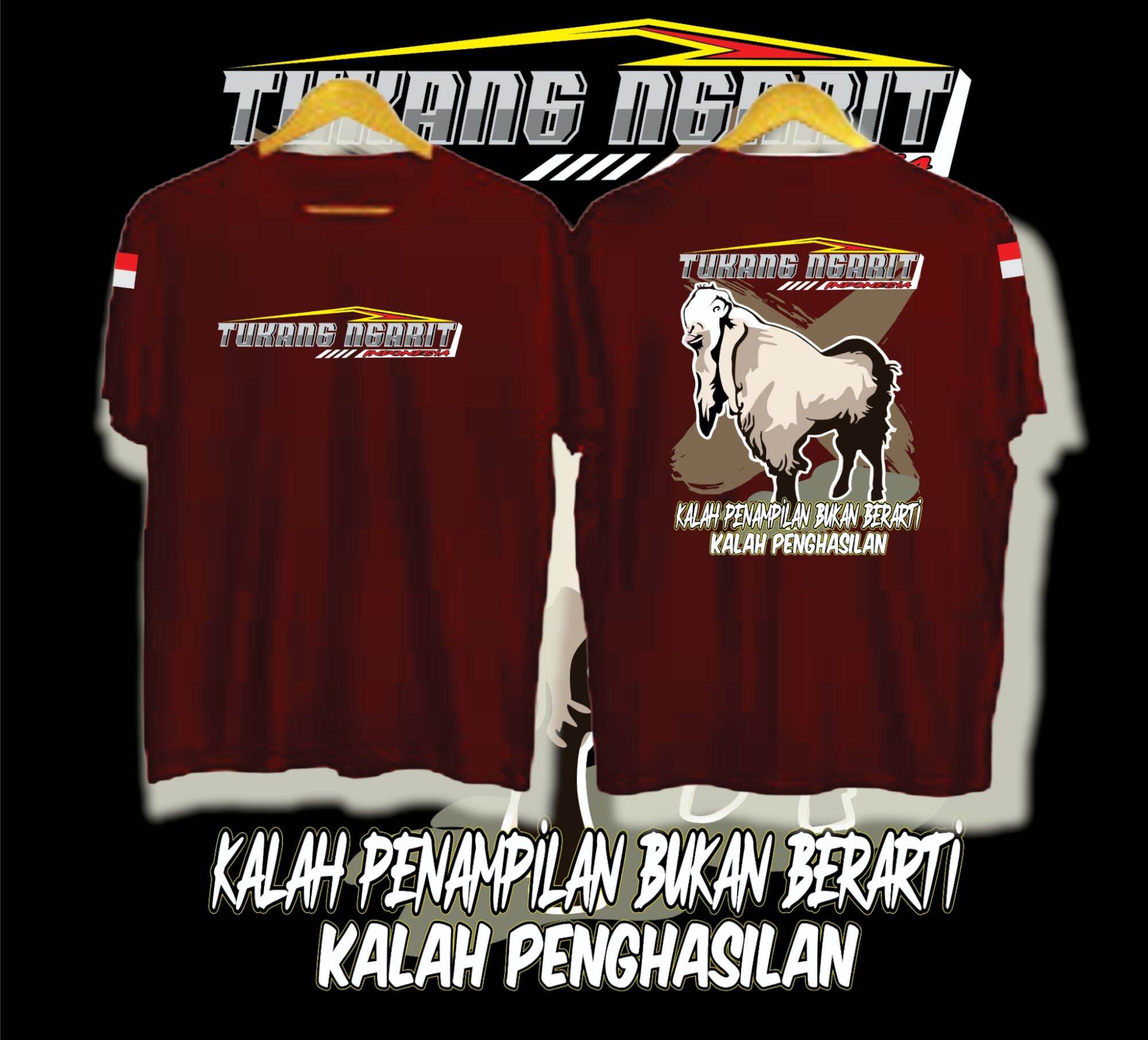 Kaos Tukang Ngarit Desain Kambing Etawa Kaos Peternak Kambing Lazada