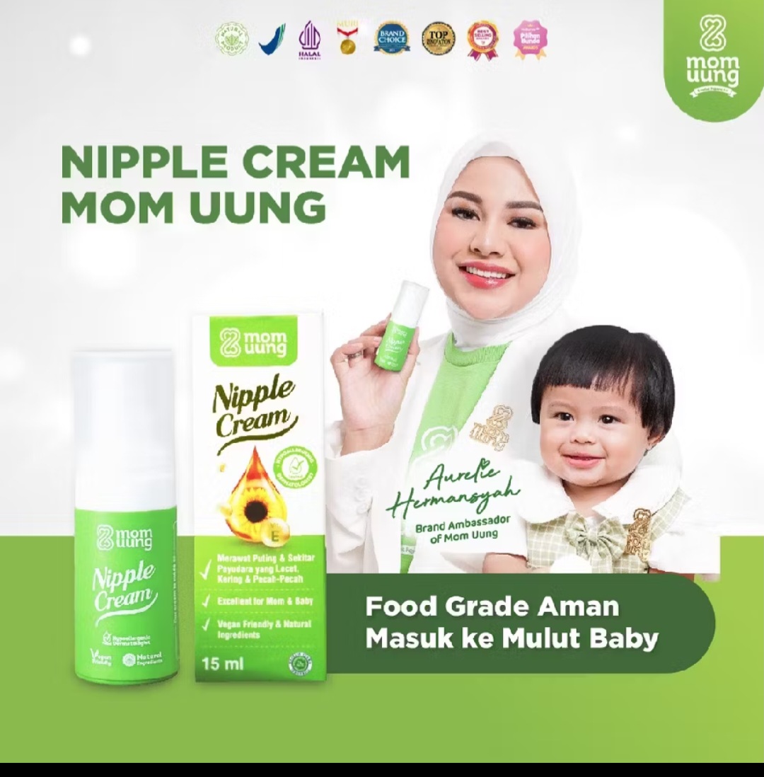 MOM UUNG NIPPLE CREAM | krim puting lecet - food grade