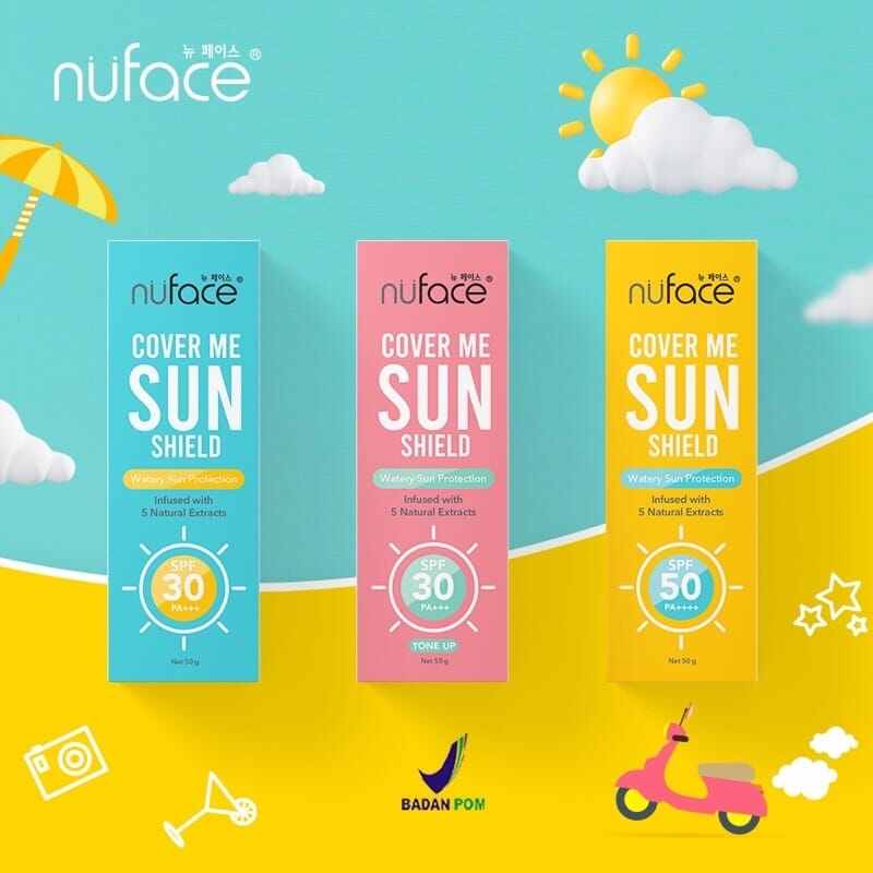 Nuface Sunscreen Nuface Cover Me Sun Shield Sunscreen Viral Sunscreen Korea Lazada Indonesia