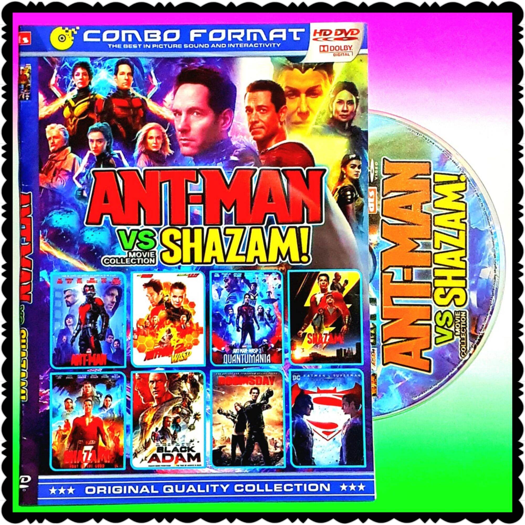 KASET DVD FILM ANT MAN-SHAZAM-KASET DVD ACTION BARAT-KASET FILM