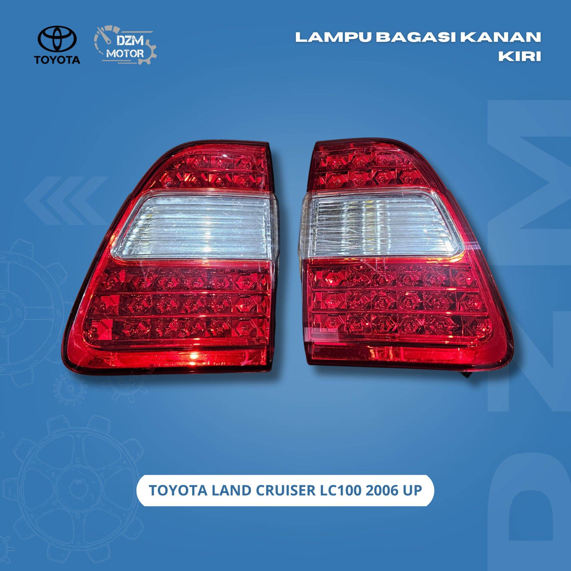Toyota Land Cruiser LC100 left right trunk light 2006 up Harga 500,000 rupiah*Gratis Ongkir