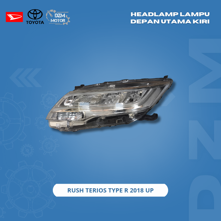 Headlamp Lampu Depan Utama Kiri All New Rush Terios LED Type R 2018 UP Harga 1,200,000 rupiah*Gratis Ongkir
