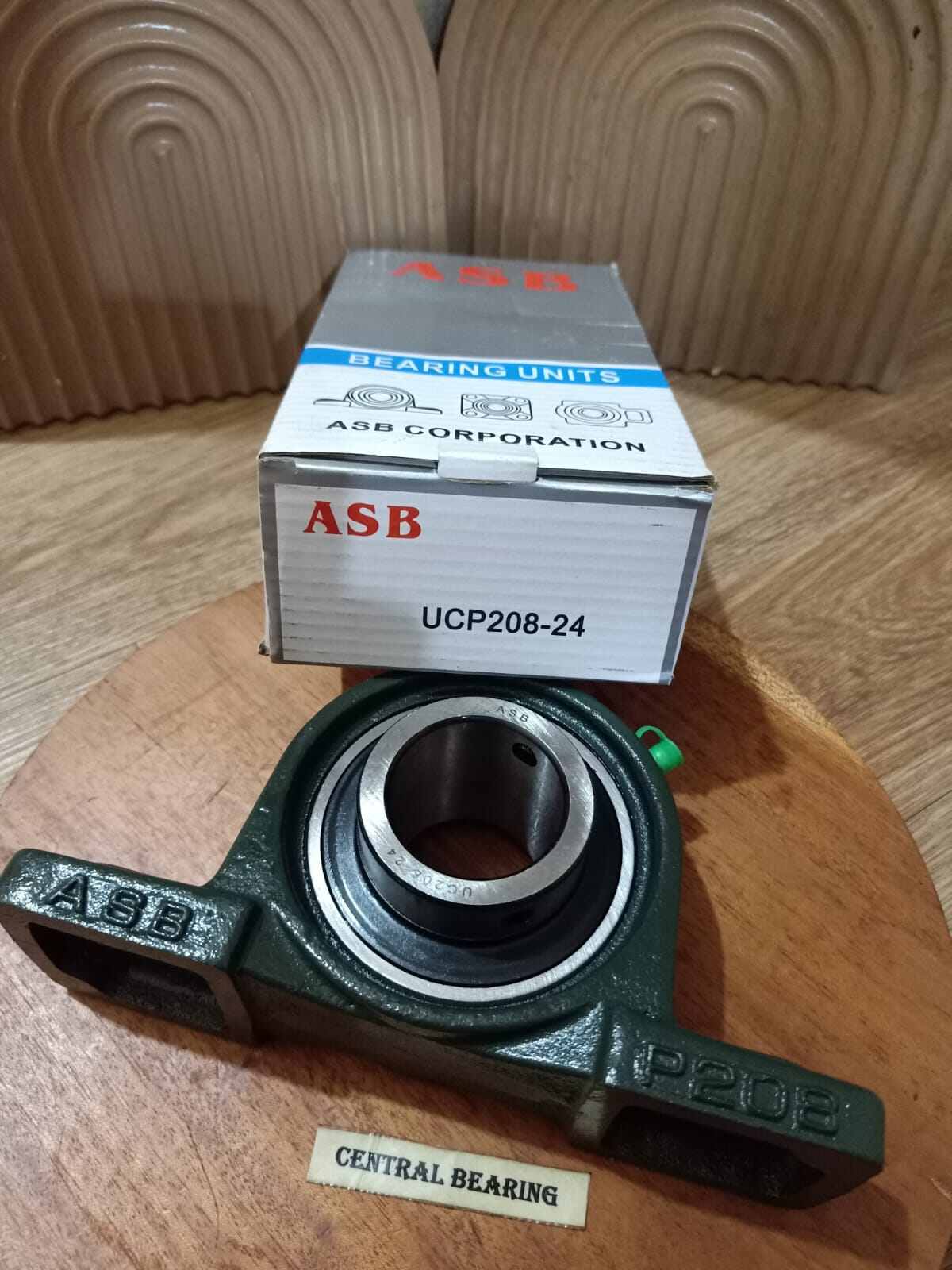 Supporto Cuscinetto UCP208-24 In Ghisa, Alesaggio 1-1/2", 2 Bulloni, Doppia Tenuta - copertina