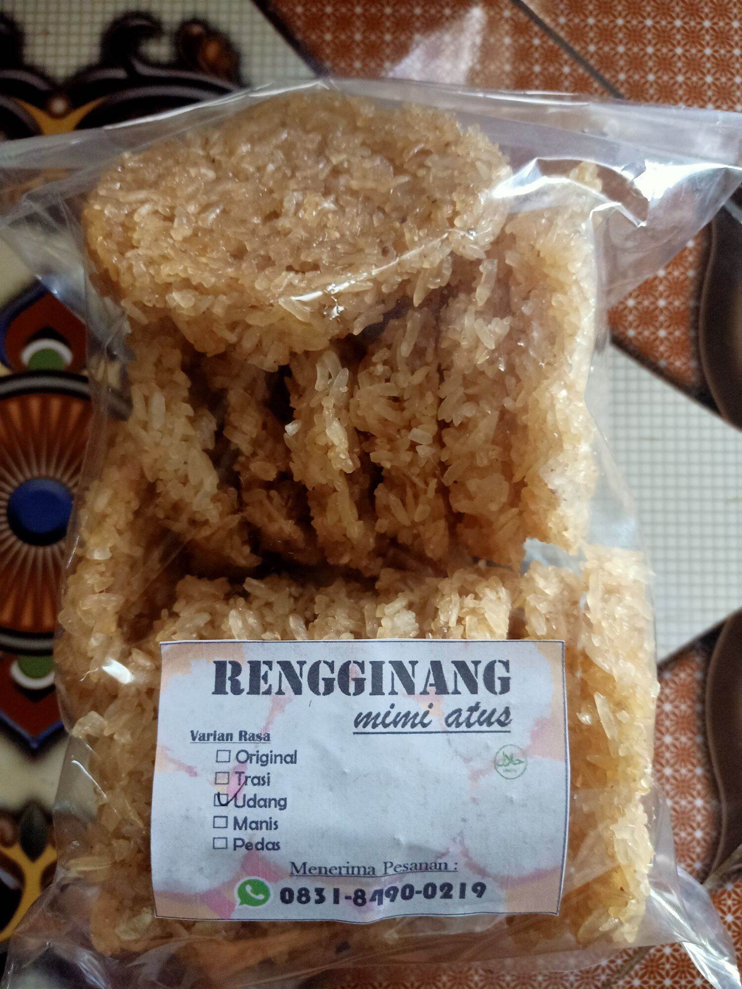 Rengginang Ketan Mentah Ukuran 10 Cm Isi 15 Berat 500 G Lazada Indonesia 6441