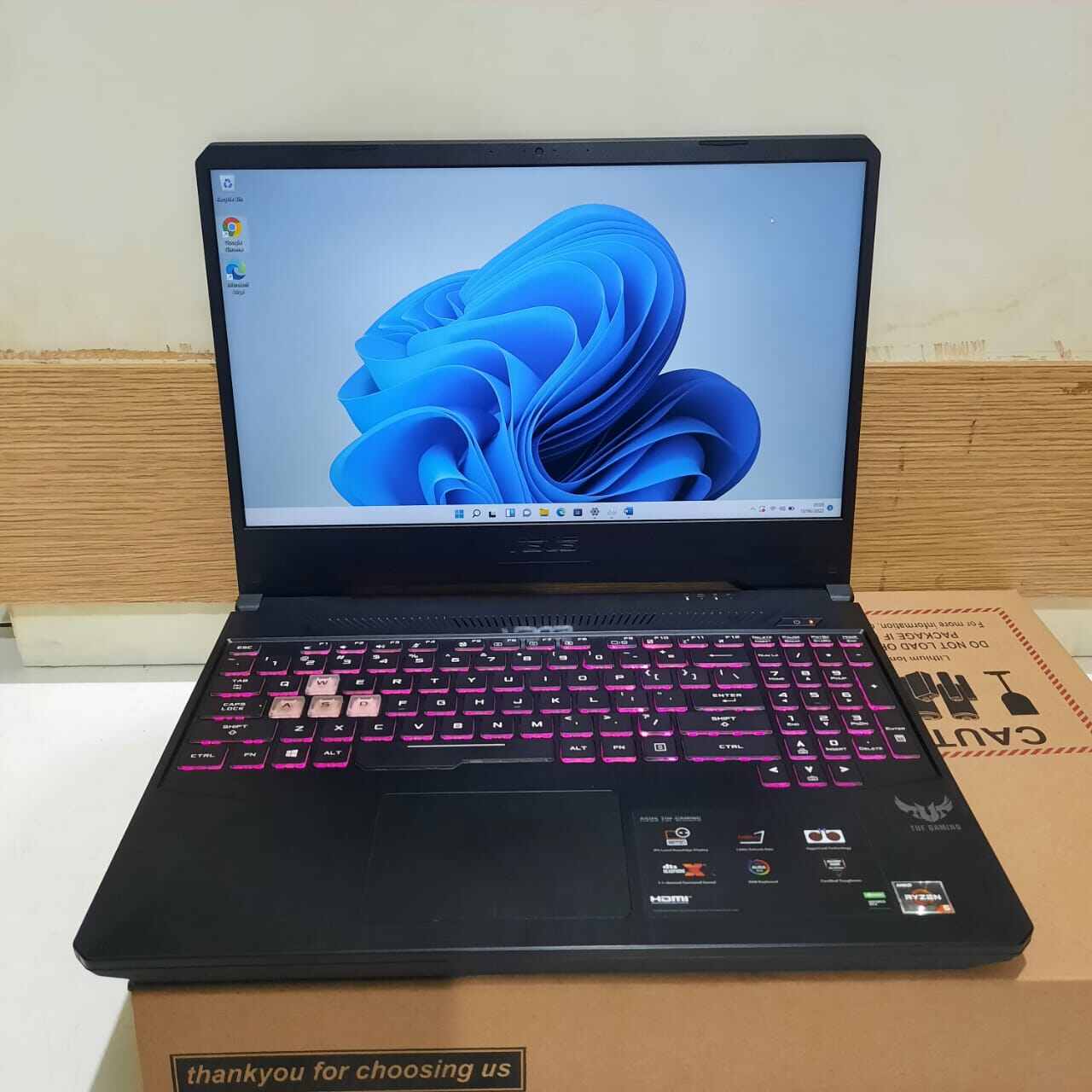 LAPTOP ASUS TUF FX505DD AMD RYZEN 3550H VGA NVIDIA GTX 1050